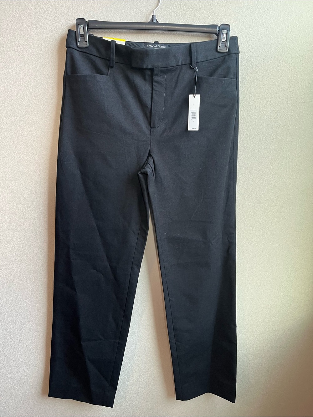 Banana Republic Black Straight Fit Sloan Pants • Size 8 • NWT - Picture 5 of 12